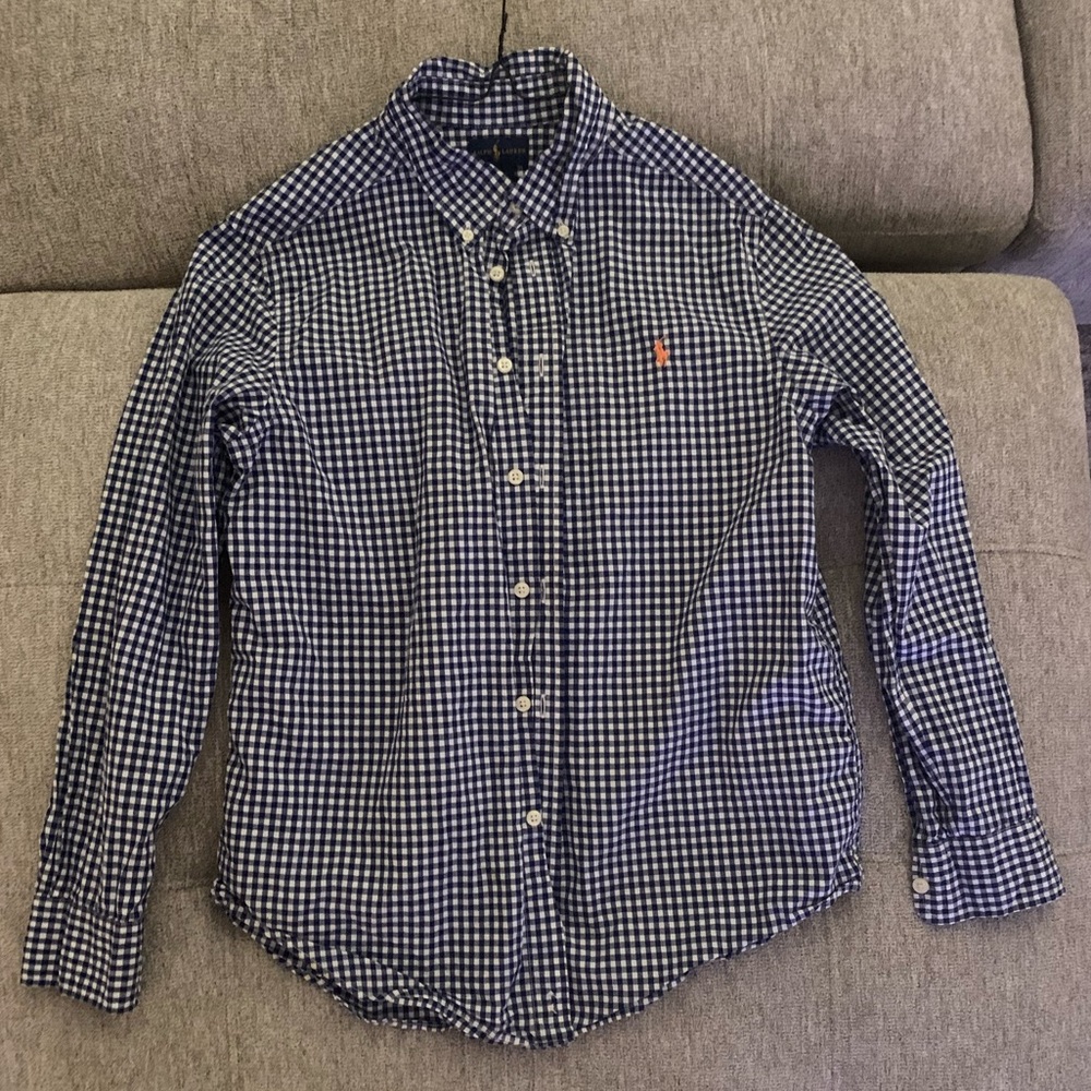 Navy/White Ralph Lauren Button Up